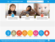 Tablet Screenshot of guiainfantil.com